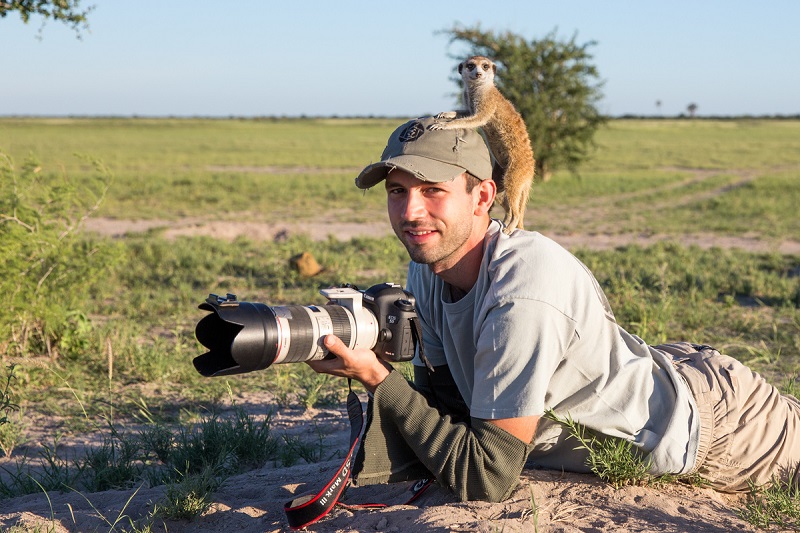 meerkat-and-photographer