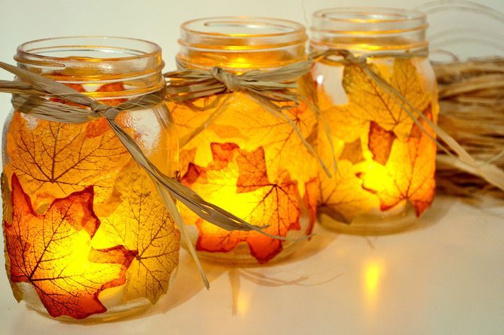 leaves-candle