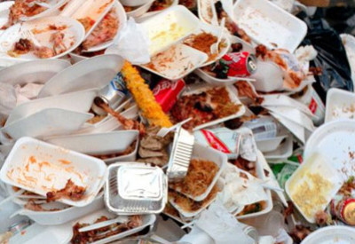plasticware-and-food-waste